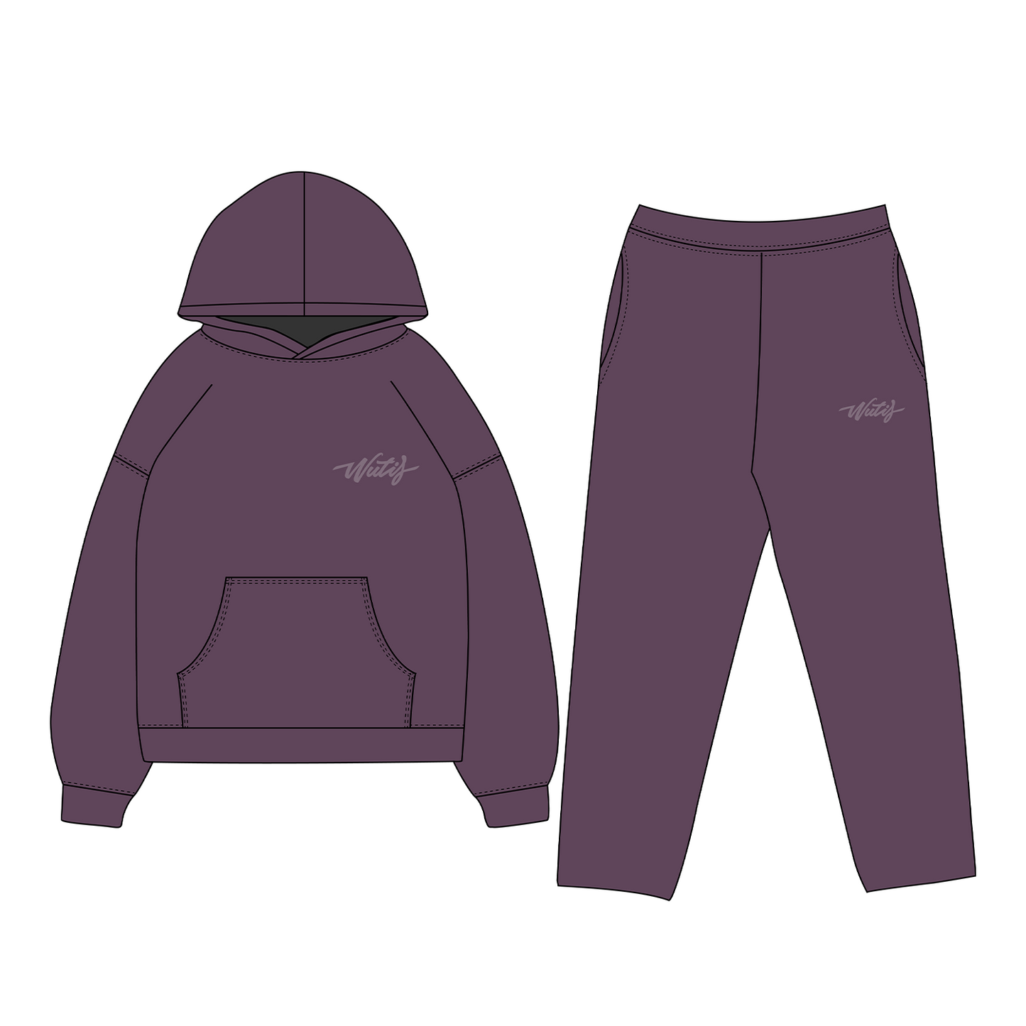 Purple bloom Tracksuit