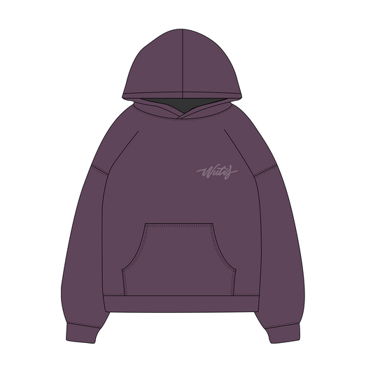 Purple bloom hoodie