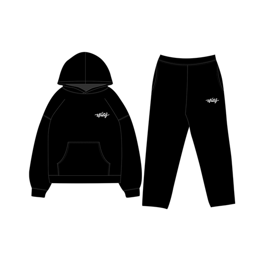 Black bloom Tracksuit